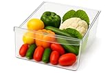 Smart Choice 240530811 Refrigerator Crisper Drawer Bin – Clear, Impact Resistant Replacement Compatible with Frigidaire 240530811 240530801 240530803, Fits Select Frigidaire & Kenmore Models