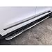 2 pcs fits for Volkswagen VW T-Cross 2018-2025 Running Board Side Step Nerf Bar Pedal Anti-Slip Aluminium Silver Cool Series (with Brackets)