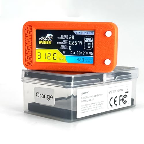 NerdMiner V2 Pro 300KH/s Bitcoin Solo Miner with T-Display