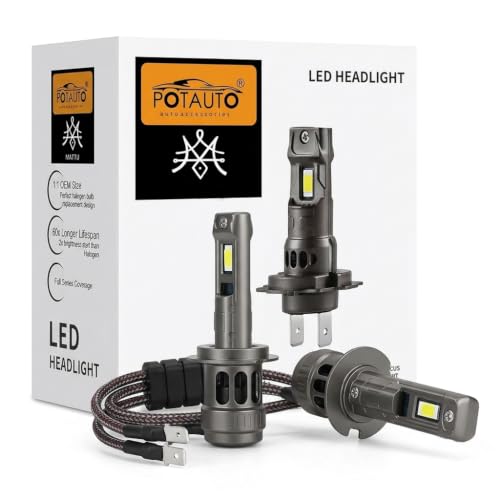 Image of Potauto Mattu Eye Led H1 12V 64W Cool White Light 6000K with Fan (G481)