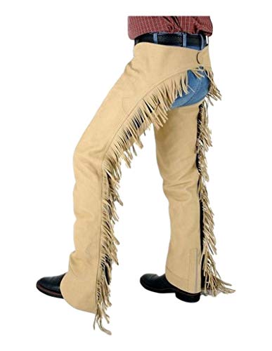 Tough 1 Synthetic Suede Western Show Chaps X-Large