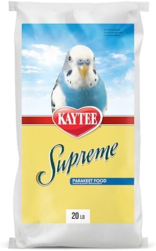 Kaytee Supreme Parakeet Food, for Pet Birds, 20 Pounds