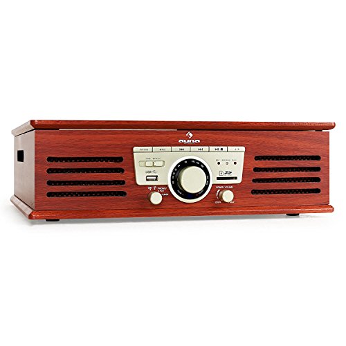 AUNA TT-92 – Platine Vinyle, Tourne-Disque, Entraînement Silencieux par Courroie, Lecteur SD, Port USB, Enceintes stéréo… - Les Beatles, Paul McCartney, John Lennon, RIngo Starr, George Harrison AUNA TT-92 - Platine Vinyle, Tourne-Disque, Entraînement Silencieux par Courroie, Lecteur SD, Port USB, Enceintes stéréo… – Image 4