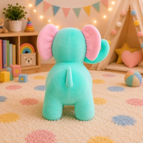Image of Aqua Teddy Elephant Stuffed Plush Toy, Soft Toy for Children and Adults