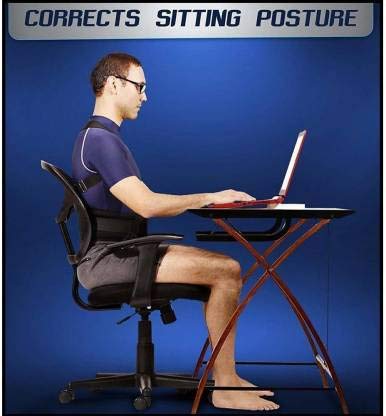 Image of serveuttam Adjustable Unisex Posture Corrector Therapy Shoulder Back Brace for Men and Women