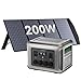 ALLPOWERS R2500 V2 Solargenerator mit Solarpanel 200W, 1920Wh mit 2500W Ausgang Tragbare Powerstation, LiFePO4 Akku Schnellladung für Camping, Wohnmobil, Off-Grid