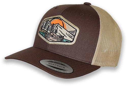 Gorra de camionero Flexfit Snapback: Naturaleza salvaje – Sombrero de cazador al aire libre – Cappi Regalo para cazadores Estados Unidos Gorra de béisbol Naturaleza Gorra Gorra Gorra de Escalada al