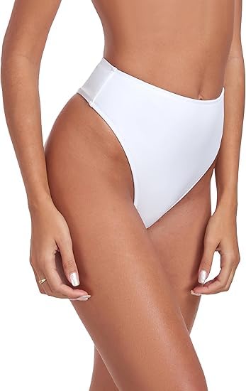 RELLECIGA Maillot de Bain Femme Bas de Bikini Taille Haute Thong