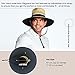 San Diego Hat Company Men's UPF 50 Wide Brim Natural Straw Lifeguard Outback Sun Hat, One Size