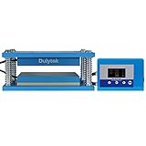 Embalaje discreto. Dulytek Retrofit - Juego de placas de calefacción de doble canal de 76 x 203 mm, aluminio anodizado, funciona con prensa hidráulica o con aire de 15 a 30 toneladas - Modelo: DHPK38-E