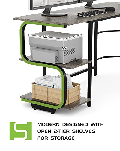 L shaped executive office desk