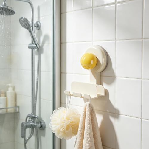 Organizador de Pared para Fregadero de Cocina con Ventosa, Canasta Abierta con Ganchos, Soporte de ABS para Baño y Cocina miniatura 5