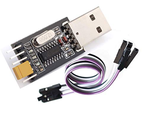 Ya en mundofriki.es: USB to TTL Converter UART Module CH340G CH340 3.3V 5V Switch + Cable