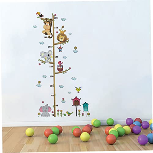 Vinilo Decorativo Medidor de Animales Selva Jungle para Pared miniatura 6