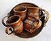 8.5 oz Modern Ceramic Tea Cup with handle - Clay Handmade Pottery Coffee Mug - Rustic Eco friendly Drinkware tasses - Handthrown tableware cups - Organic pottery for anniversary