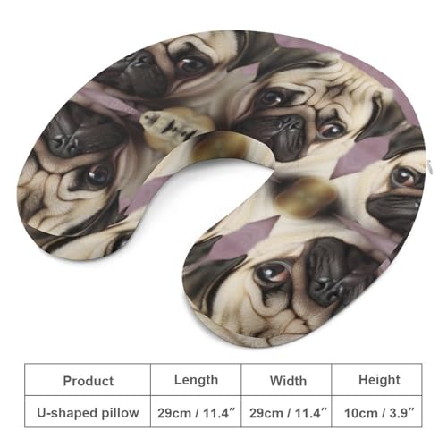 Almohada U de espuma viscoelástica tamaño único miniatura 2