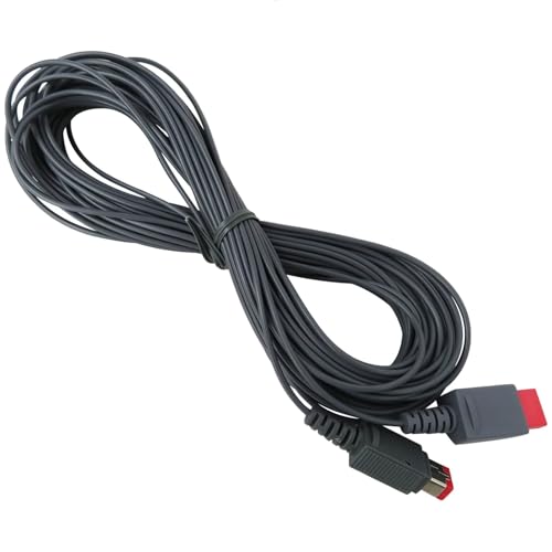 SUNJCO 30 FT Long Upgrade Sensor Bar Extension Cable for Wii &amp; for Wii U