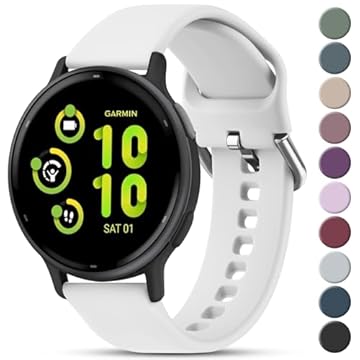 Meliya Pulseiras de relógio compatíveis com Garmin Vivoactive 5/Vivoactive 3/Venu 2 Plus/Venu Sq Pulseira de relógio feminina e masculina, pulseira esportiva de silicone macio para Garmin Vivomove