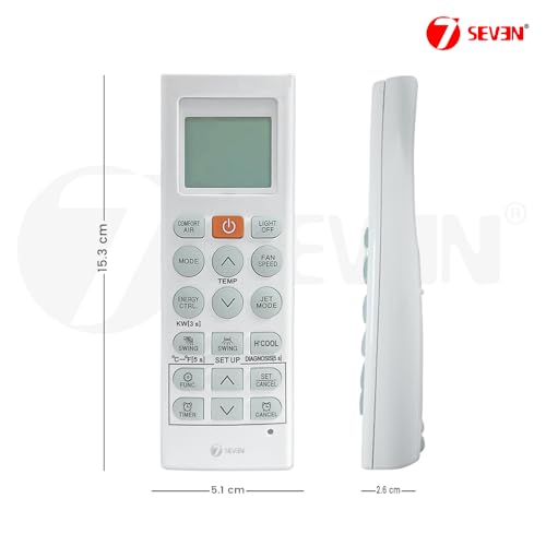 Image of 7SEVEN Compatible Lg Ac Remote Control Original AKB74955624 AKB74955604 Model 36H Suitable for Split Window Air Conditioner 1 1.5 2 Ton and Replicate of Genuine Remotes