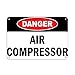 Danger Air Compressor Hazard Sign Flammable Vinyl Sticker Decal 8