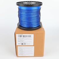 Forever Speed Trimmerfäden Rasen Mähfaden Ersatzfaden Rasentrimmer Nylonfaden Motorsense Trimmerschnur 5-kant Durchmesser 2,4 mm x 100 Meter blau – Ansicht 8