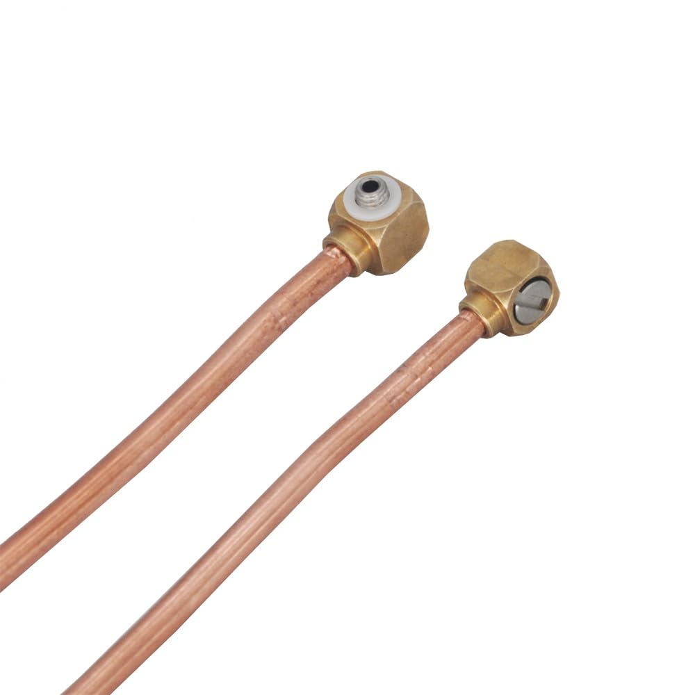 Złączka lutownicza Kolanko 90° M3 dla OD 3mm Miedziany cylinder oleju hydraulicznego RC 1/14 336GC Double E EC160E E010 Części