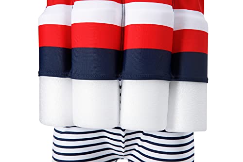 Image of Toddler Kids One-Piece Float Swimsuit with Adjustable Buoyancy UPF 50+ Sun Protection for Beach Pool Boys Girls