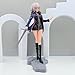YLQANONG Fate Stay Night Figures Joan of Arc Anime Girl Figure Original Painting Figure PVC Illustration Anime Action Figurine 9.8IN