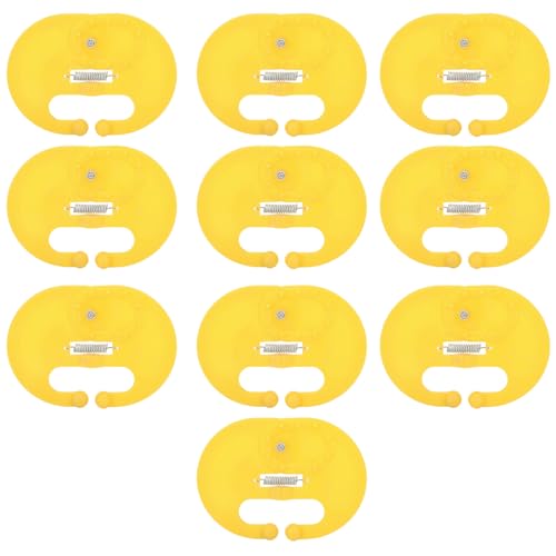 10Pcs Calf Weaner Calf Nose Ring Calf Weaner Milk Sucking Preventer Calf Weaning Device Cow Nose Thorn for Livestock Farm Tool