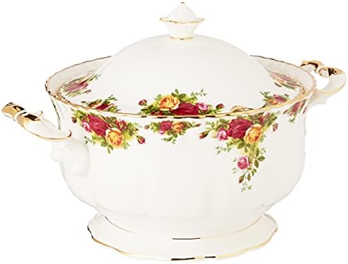 Royal Albert Old Country Roses Soup Tureen, 146 oz, Multi