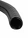 Tool parts 2.3 M 20 x 25 Mm PVC Flexible Corrugated Conduit Tube for Garden - Office Black