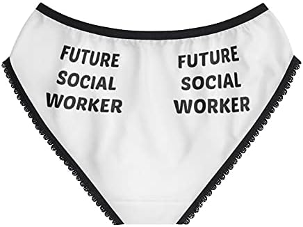 Future Social Worker Panties, Future Social Worker Underwear, Briefs, Cotton Briefs, Funny Underwear, Panties For Women