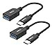 iXCC USB Type C to USB 3.0 Type A Adapter, Charge and Sync Cable, On The Go (OTG Host Cable) for Type-C Supported Devices (6 Inch)
