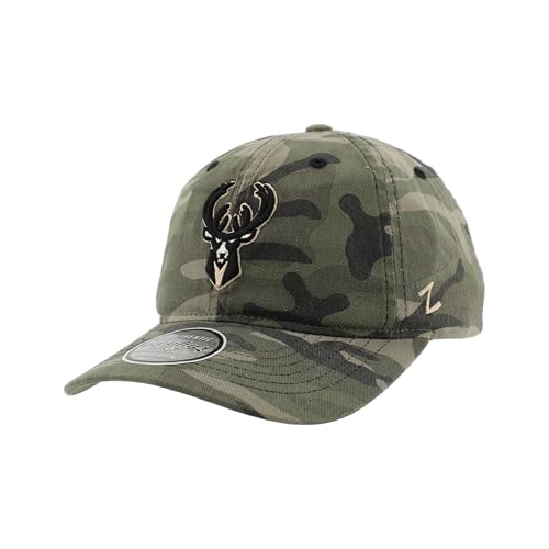 Milwaukee Bucks NBA Officially Licensed Hat Camo Maverick