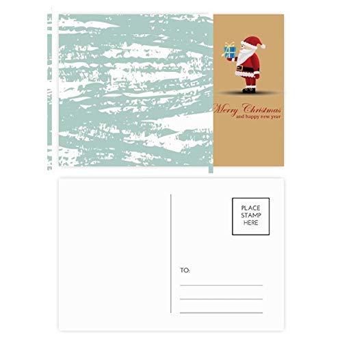 Cartes postales de Père Noël à encre verte pour vos vœux de Noël