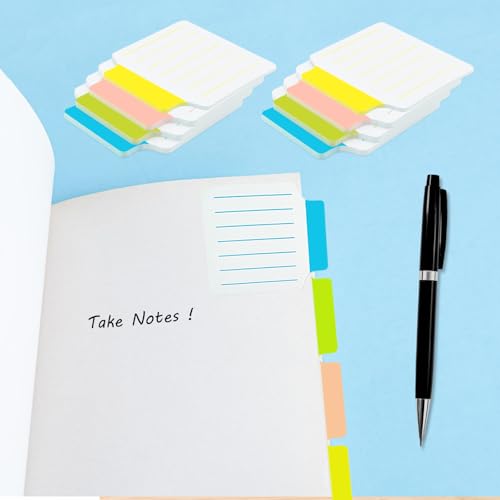 Papier blanc ligné en intercalaire repositionnable pour organiser vos cours et révisions - 6