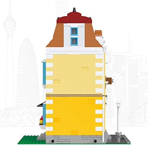 ZJLA Modular Haus Architektur Modellbausteine 1773 Klemmbausteine Fotostudio Bauset mit Figuren Haus Modellbau… – Bild 5