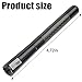BESULEN Car Short Antenna, 4.7 Inch Carbon Fiber American Flag Aluminum Auto Radio Antenna for AM/FM Reception, Universal Replacement Car Antenna with 9 Adapters, 2 Screws, 2 Rubber Rings