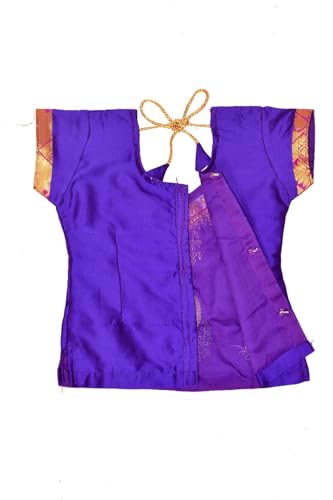 Chandrakala Lehanga Pattu Pavadai For Girls Kids South Indian Dress, (KL114-P)4