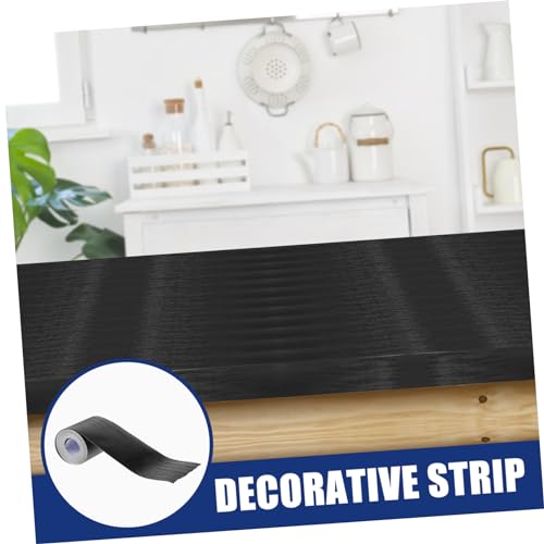 DOITOOL 1 Rolo Fita de veio de madeira Decoração de móveis autocolante adesivo de borda de móveis bo