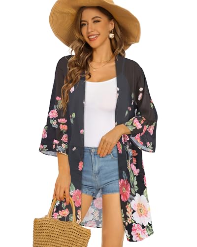 Image of Swimsuit Coverups for Women Sarong Beach Bikini Wrap Sheer Short Skirt Chiffon Scarf for Swimwear