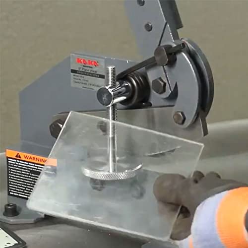Kaka Industrial Hs-5, Hand Plate Shear 5 Inch Sheet Metal Plate Shear, Solid Steel Frame, Mounting Type Metal Shear, For Cutting Sheets And Bars, High Precision Manual Hand Plate Shear #TOP7
