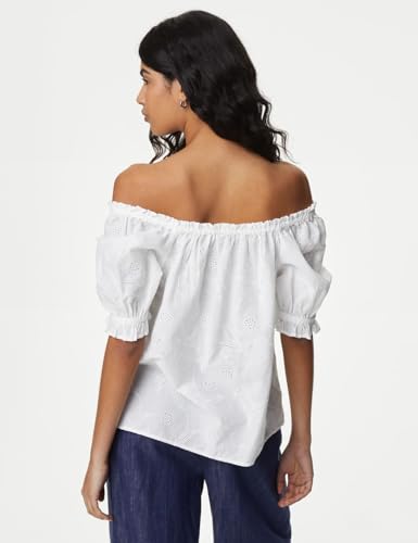 Image of Marks & Spencer Women's Cotton Regular Fit Blouse