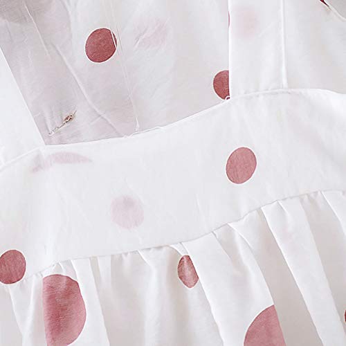 Roupas infantis com estampa de flores para meninas vestido + chapéu de bolinhas para bebê princesa c