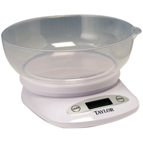 TAYLOR 380444 4.4lb-Capacity Digital Kitchen Scale with Bowl Home, garden & living by Taylor Dresses