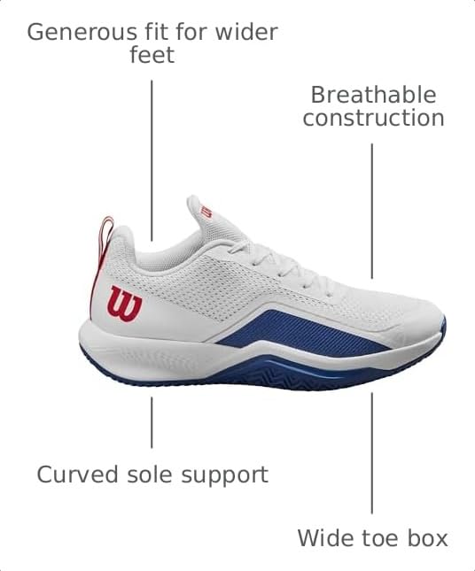 Image of WILSON Men's Rush Pro Lite Tennis Shoes