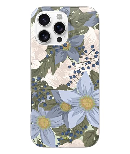 LONLI Hue - Sapphire Bloom Blue Flower Magnetic Phone Case - image 1