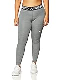 Nike Women's Pro Leggings, Smoke Grey/Heather/Black/White, XS