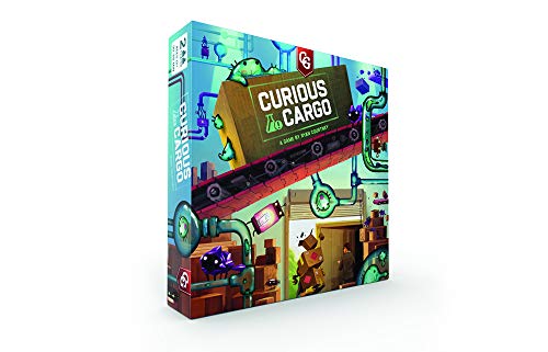 Capstone Games: Curious Cargo, Juego de Mesa Estratégico, Incluye 6 Tableros Jugador Únicos y 2 Modos de Juego, Competitivo para 2 Jugadores, Edad Recomendada a Partir de 12 Años, Duración Estimada de 30 a 60 Minutos miniatura 1