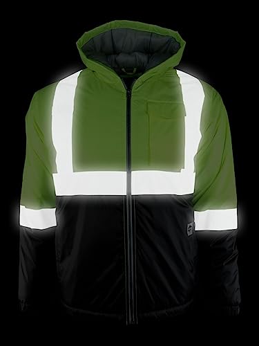 Buffalo Outdoors® Workwear Class 2 Hi Vis Safety Two-Tone Lightweight Field Jacket 2.04